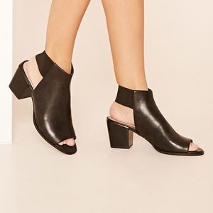 NEW Forever 21 Slingback Booties Size 8